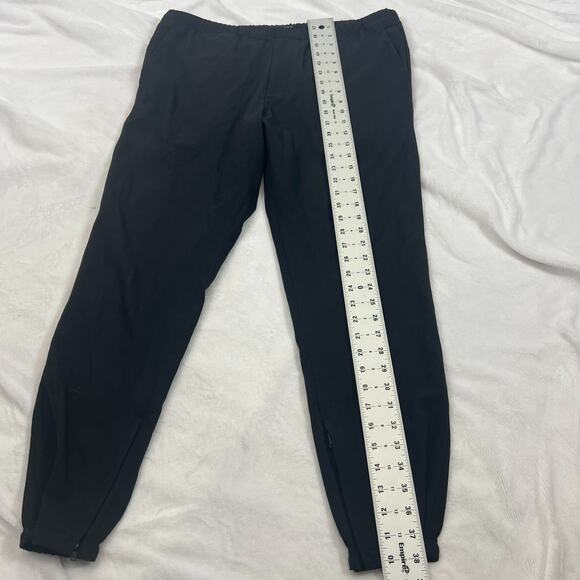 Theory Womens XL Black Pier Lawford Wool Blend Pull On Stretch Trouser Pants - Picture 6 of 7